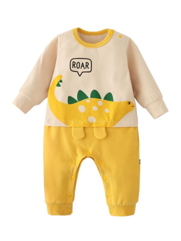 Baby Boy Roar Dinosaur Jumpsuit