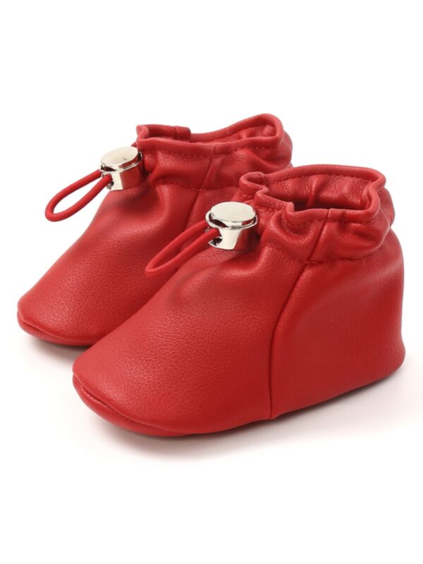 Baby Solid Color Elastic Boots