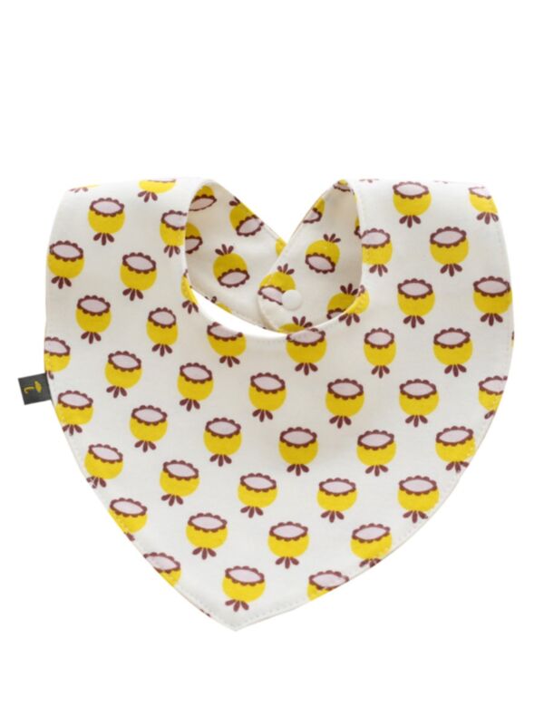 Baby Print Button Bib