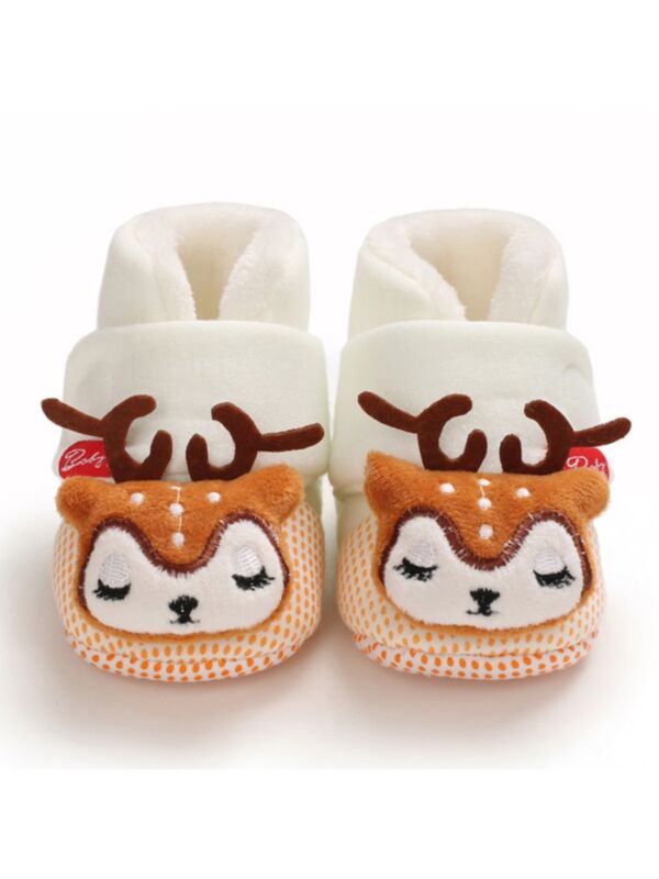 Cute Baby Girl Cartoon Soft Sole Prewalker Boots