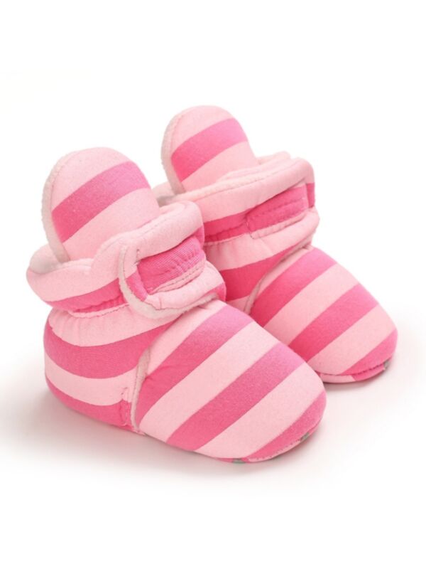Baby Stripe Soft Sole Boots