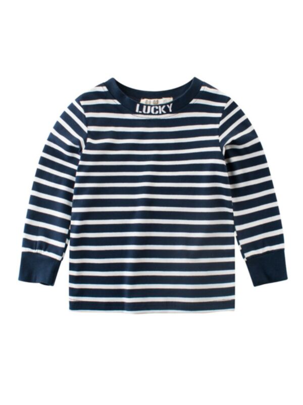 Kid Boy Lucky Stripe Top