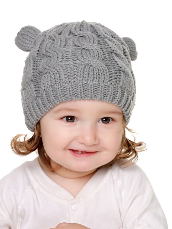 Cute Baby Ear Knit Hat