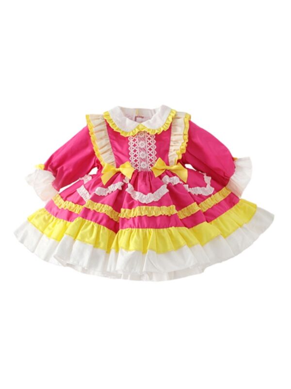 Infant Toddler Girl Spanish Princess Party Dress