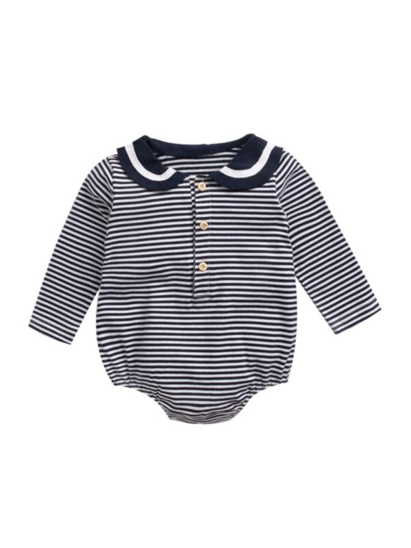 Infant Toddler Girl Stripe Bodysuit