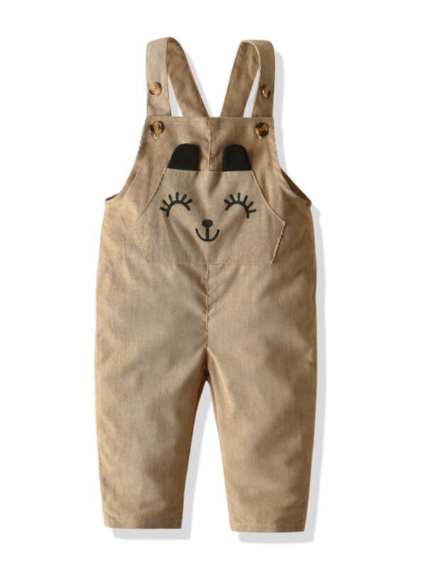Toddler Boy Cartoon Overall Trousers