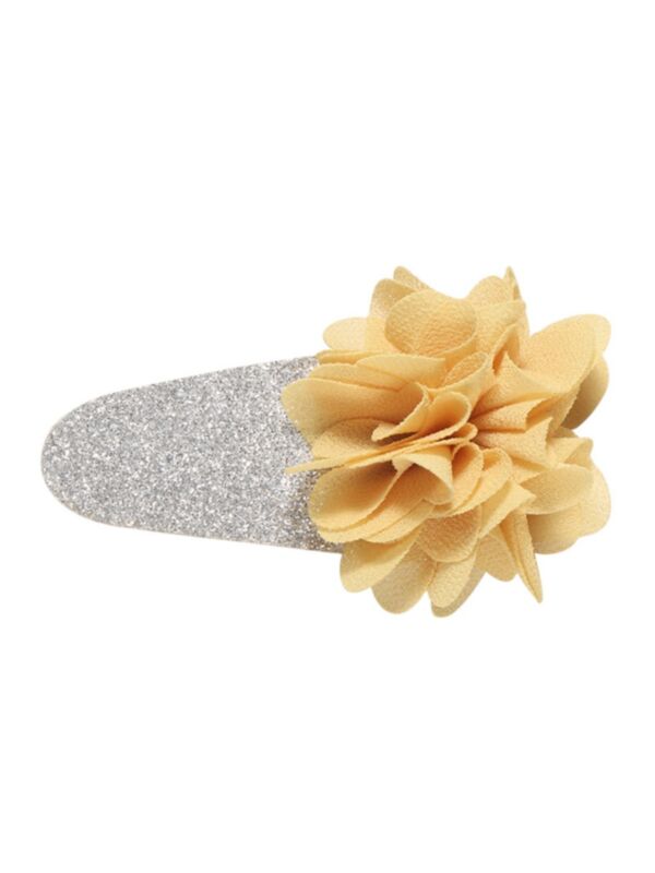 Kid Girl Sequins Flowers Hair Clip