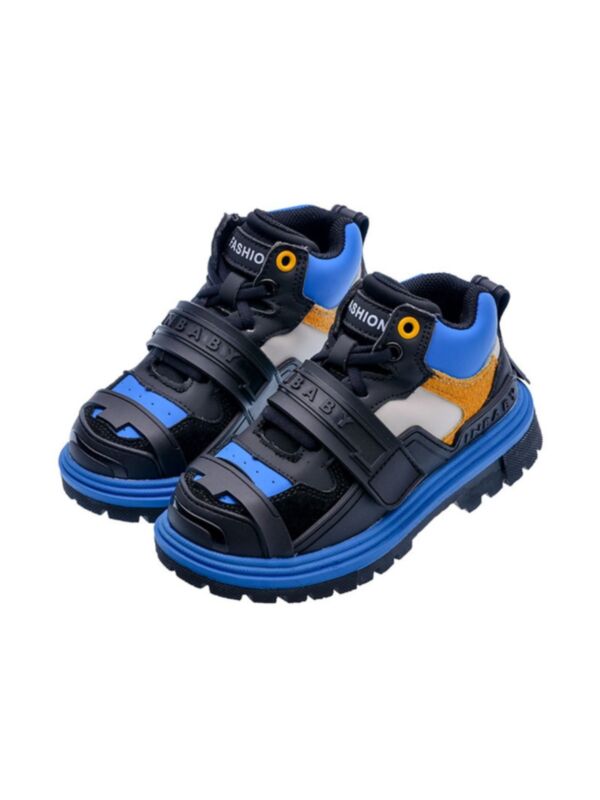 Kid Trendy Letter High Top Shoes