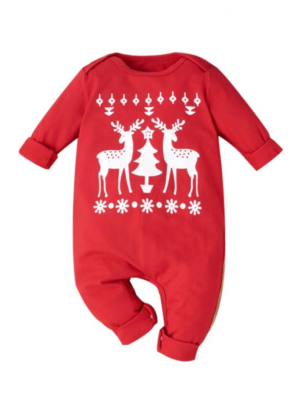 Baby Red Christmas Jumpsuit