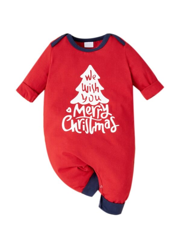 We Wish You Merry Christmas Infant Jumpsuit