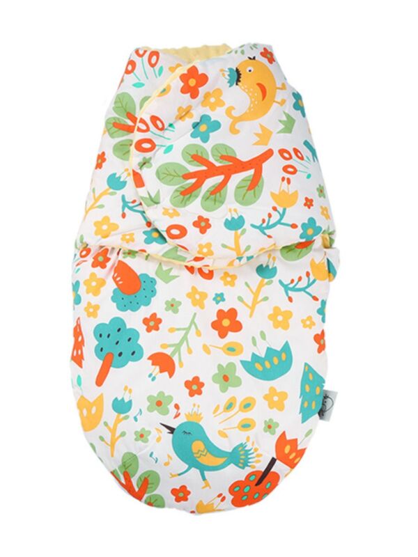 Baby Print Swaddle Blanket Sleeping Bag