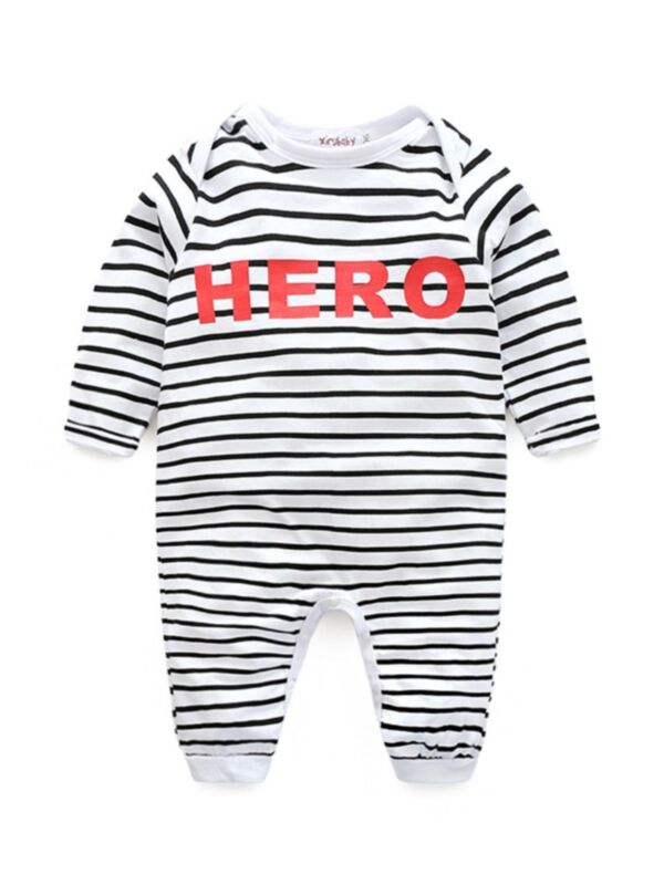 Baby Hero Stripe Jumpsuit