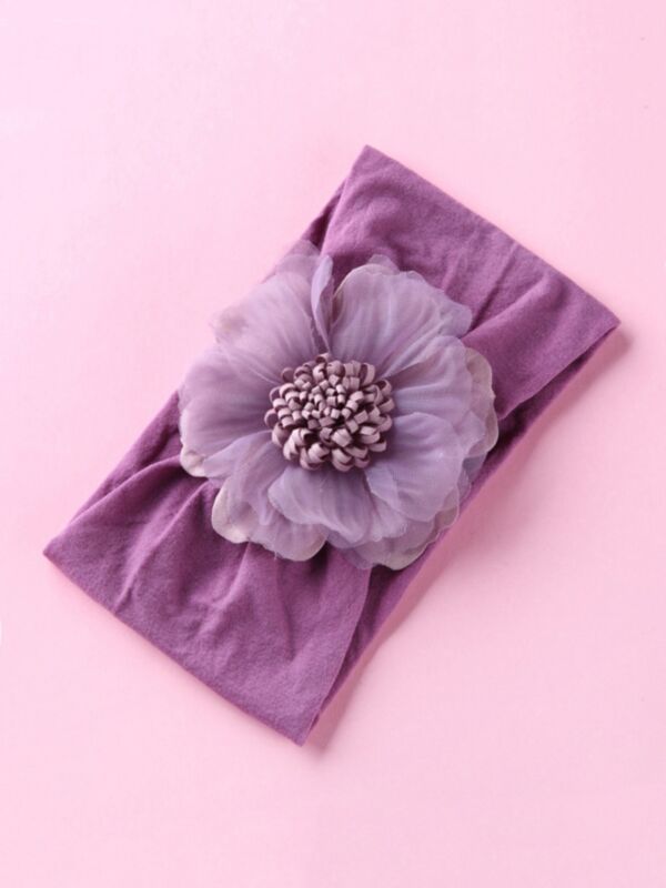 Girl Flower Turban Baby Headbands Wholesale
