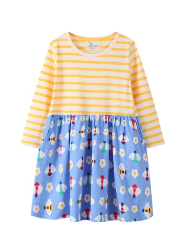Kid Girl Bee Stripe Dress