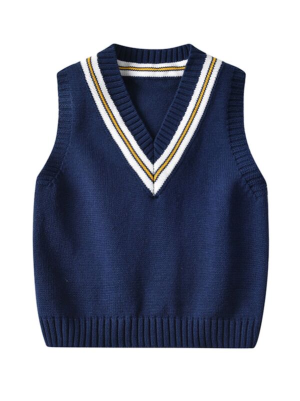 Kid Stripe Sweater Vest