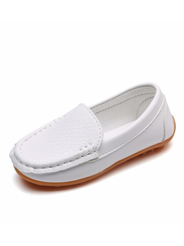 Kid Solid Color Casual Flat Shoes