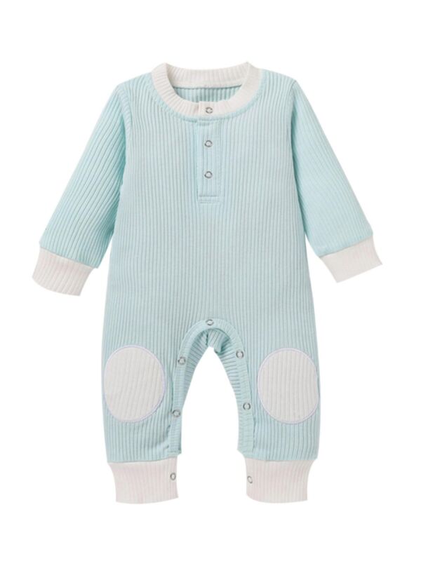  Infant Baby Ribbed Daily Jumpsuit
