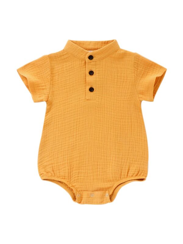 Baby Cartoon Back Muslin Bodysuit