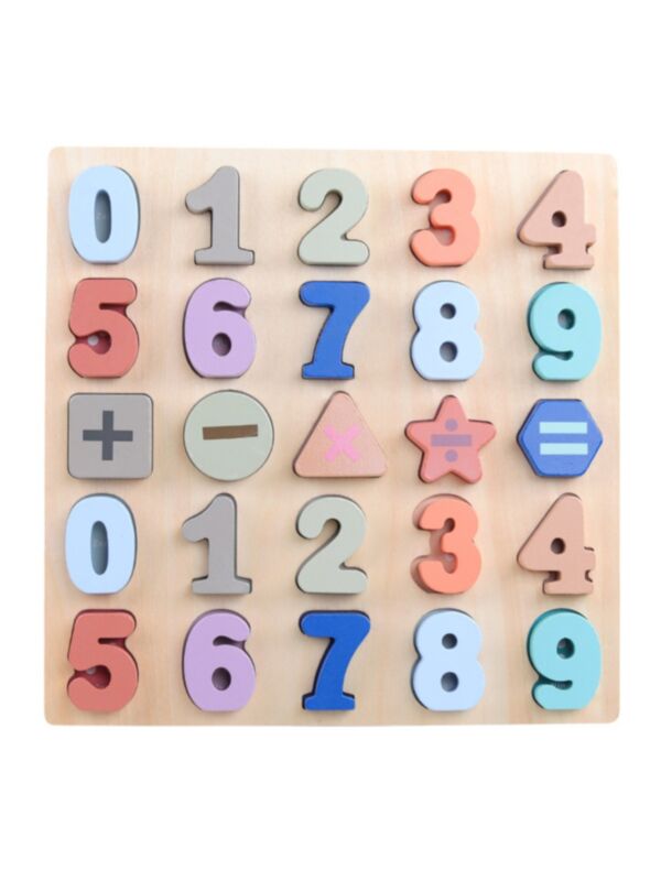 Toddler Kid Wooden Puzzle Educational Toy