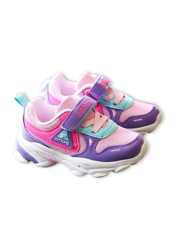 Kid Girl Pink Mesh Sneakers