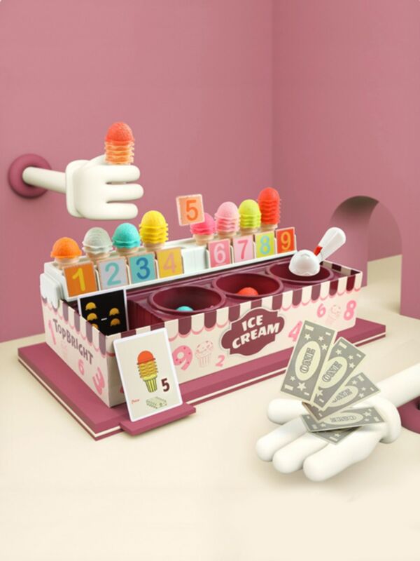 1 Pack Digital Cognition Ice Cream House Play Toys