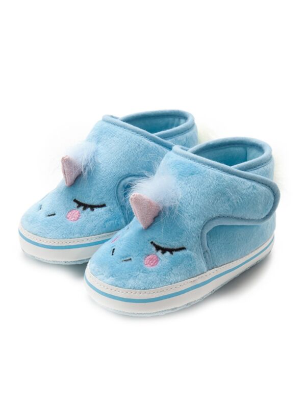 Cartoon Unicorn Baby Prewalker Shoes