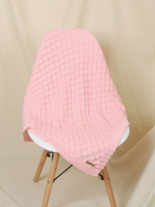 Baby Solid Color Knitted Blanket