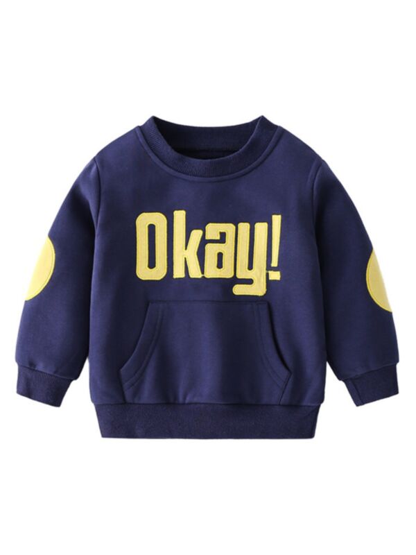 Kid Boy Okay Sweatshirt