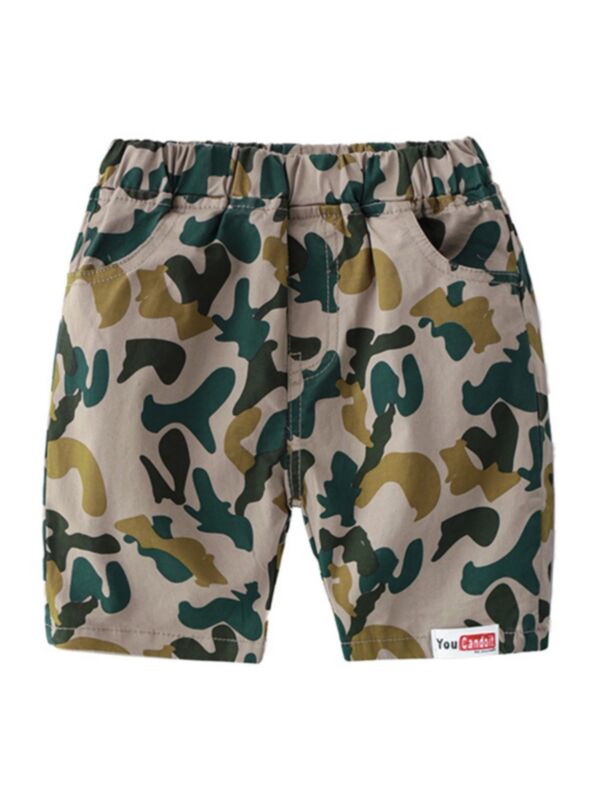 Kid Boy Camouflage Sport Wholesale Boy Shorts