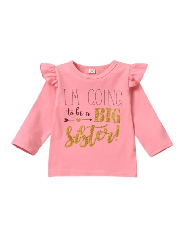 I'm Going To Be A Big Sister Kid Girl Top