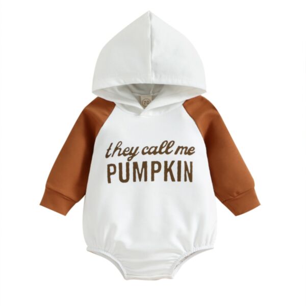 0-18M Baby Onesies Long Sleeve Letter Hooded Bodysuit Wholesale Baby Clothes KJV590903