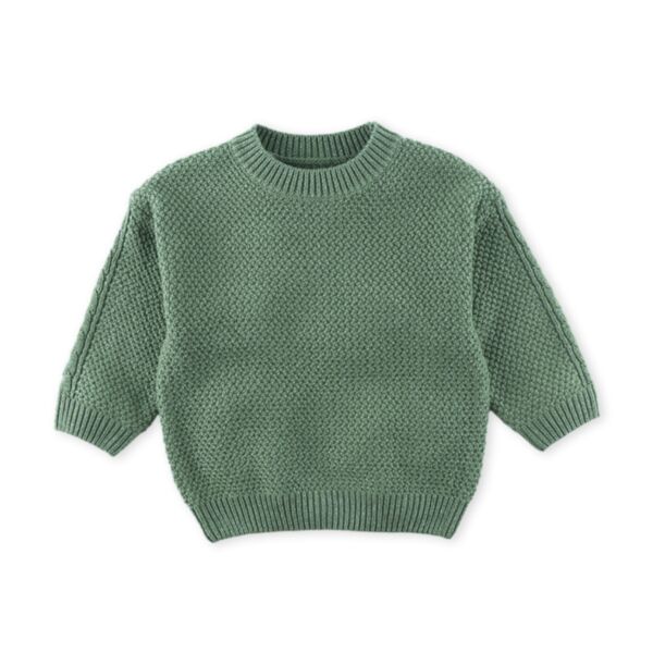 18M-6Y Toddler Solid Color Knitted Sweater Wholesale Toddler Boutique Clothing KTV387420