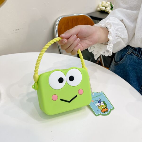 Cute Cartoon Animal Silicone Handbag Crossbody Coin Purse Girl Accessories Wholesale KBV387222