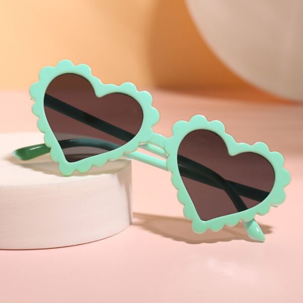 MOQ 3PCS Kids Peach Heart UV Protection Sunglasses Wholesale Accessories Vendors KHEV387582