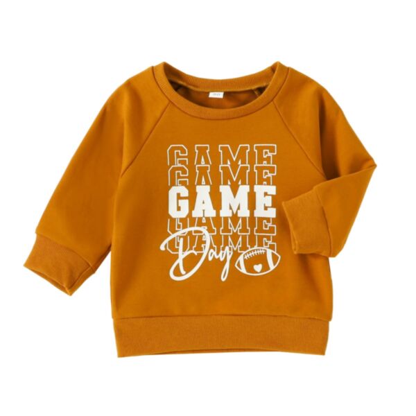 3-24M Baby Girl & Boy Long Sleeve Letter Print Round Neck Top Wholesale Baby Clothes KTV591166