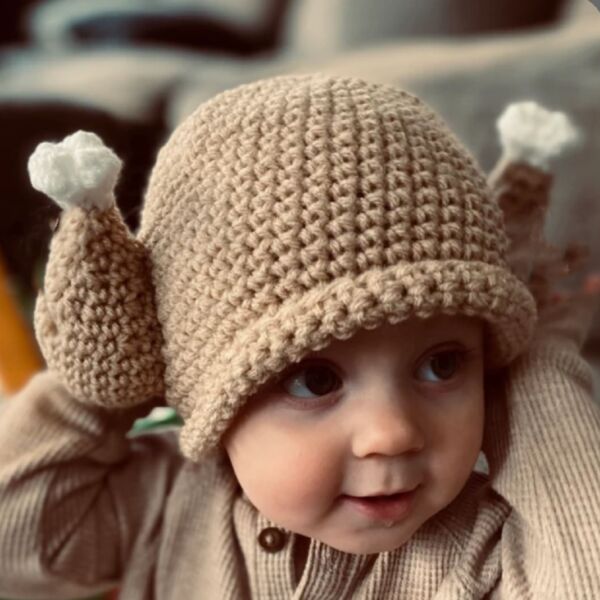 3-36Months Baby Thanksgiving Knitted Turkey Hat Wholesale Baby Clothes KHV440170