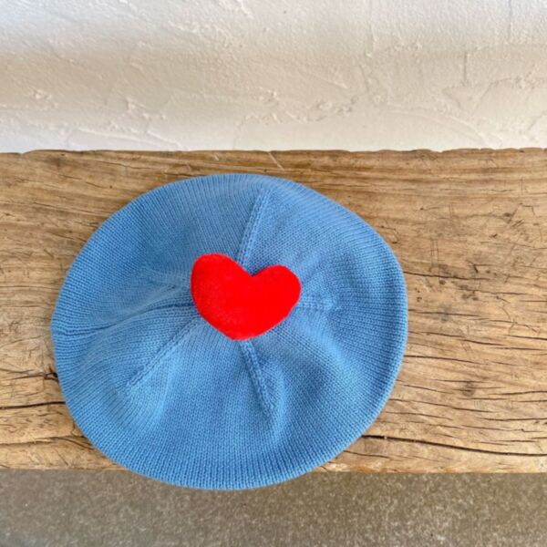 Baby Knitting Solid Color Love Heart Berets Baby Accessories Wholesale KHV387569