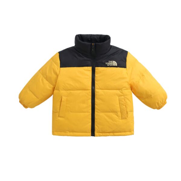 2-10Y Collar Colorblock Zipper Long Sleeve Thicken Jacket Wholesale Kids Boutique Clothing KKHQV492272