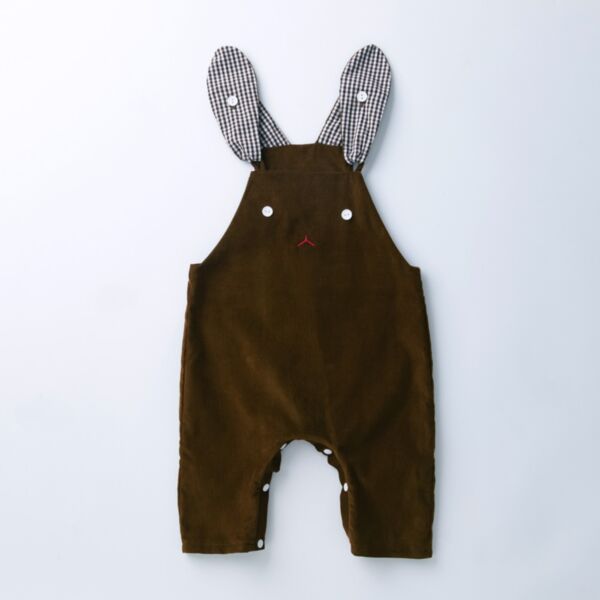 3M-4Y Toddler Girl & Boy Cute Bear Sleeveless Striped Suspender Jumpsuit Wholesale Toddler Clothing KJV591342