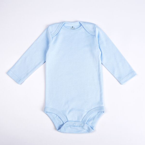 0-18M Unisex Baby Solid Color Long Sleeve Bodysuit Wholesale Baby Boutique Clothing KJV387895
