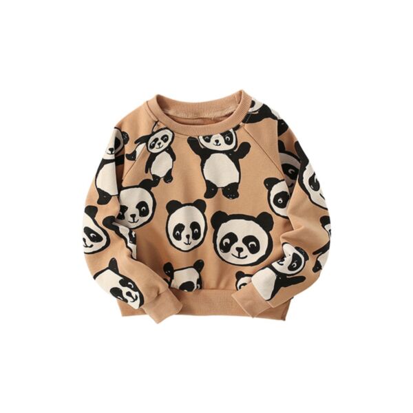 18M-7Y Toddler Long-Sleeved Printed Round-Neck Sweatshirt Wholesale Toddler Boutique Clothing KTV387963