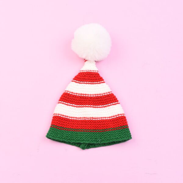 Kids Winter Contrasting Color Trumpet Shape Children's Knitted Hat Wholesale Accessories Vendors KHV387798