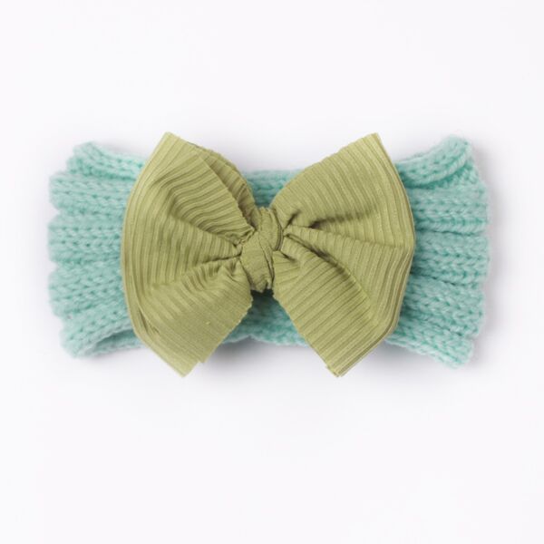 MOQ 2PCS Newborn Baby Creative Bowknot Wide-Brimmed Headband Wholesale Accessories Vendors KHBV387761