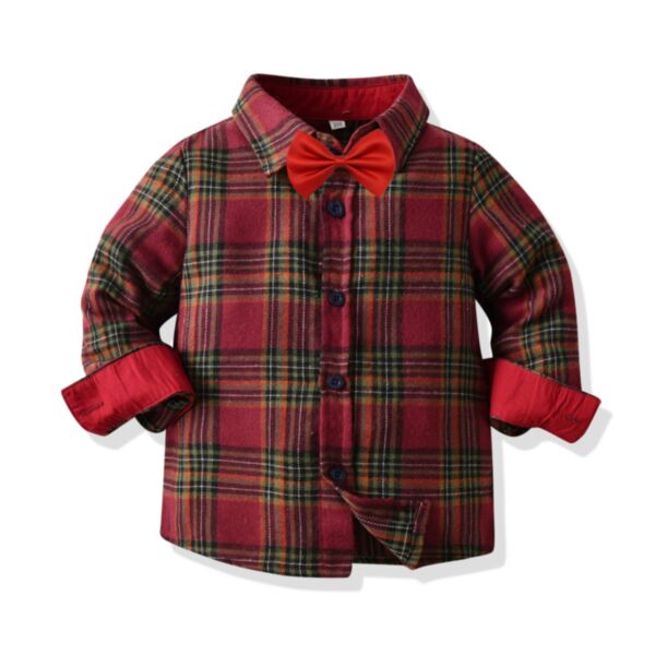 12M-6Y Toddler Boys Laprl Plaid Shirts Wholesale Boys Boutique Clothing KTV387826