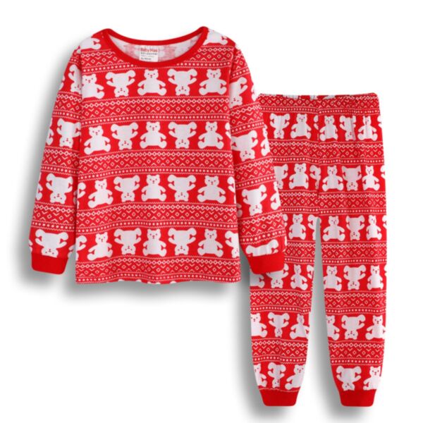 18M-6Y Toddler Unisex Pajamas Sets Christmas Costume Deer Snowman Wholesale Toddler Boutique Clothing KSV388029