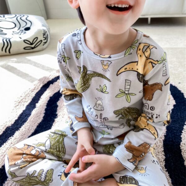 18M-7Y Animal Print Long Sleeve Pullover Wholesale Kids Boutique Clothing KKHQV492450