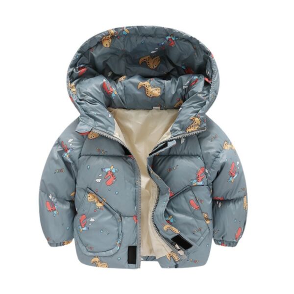 18M-6Y Toddler Boys Girls Autumn Winter Children'S Hooded Down Jackets Wholesale Toddler Boutique Clothing KCV387979