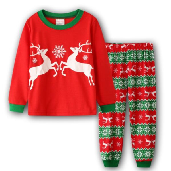 18M-6Y Toddler Christmas Loungewear Sets Pullover & Pants Wholesale Toddler Boutique Clothing KSV388035