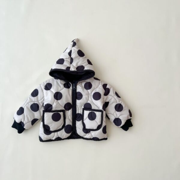 3-24M Doc Plaid Print Cotton Padded Thicken Coat Zipper Jacket Baby Wholesale Clothing KCV492736