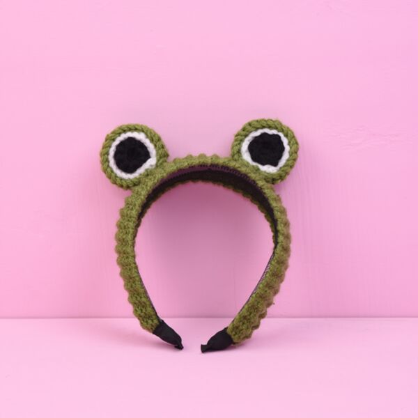Frog Big Eyes Knitwear Headwear Hairpin Kid Wholesale Accessories KAV492603